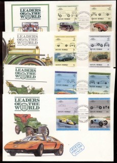 Tuvalu-Vaitupu-1984-LOW-cars-4x-FDC