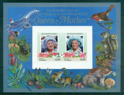 Tuvalu-Vaitupu-1986-Queen-Mother-85th-Birthday-2-IMPERF-MS-MUH