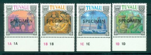 Tuvalu-1990-Xmas-SPECIMEN-MUH-Lot20419