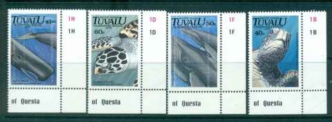 Tuvalu-1991-Endangered-Marine-Life-MUH-lot43555