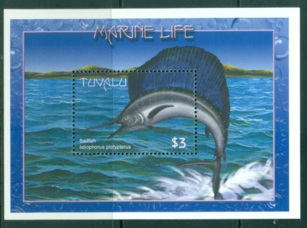 Tuvalu-2000-Marine-Life-Sailfish-MS-MUH