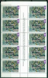 Australia-1995-6-National-Parks-Wildlife-Services-Duck-Stamp-Kakadu-Opt-Gutter-Block-10-MUH-Lot26262