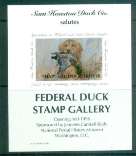 USA-1996-Sam-Houston-Philatelics-Duck-Stamp