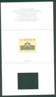 Australia-1984-AUSIPEX-Embossed-Souvenir-Sheet-folder-lot52333