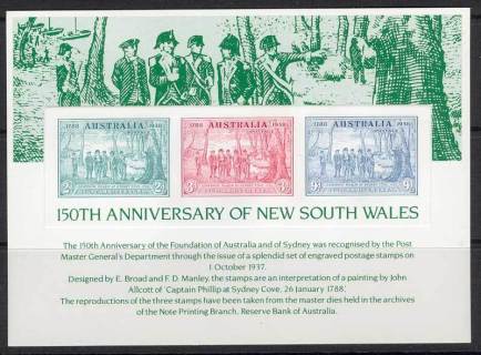 Australia-1989-15-Replica-Card-NSW-Cent-Lot14156