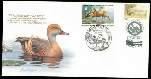 Australia-1989-National-Parks-Wildlife-Services-Duck-Stamp-FDC-Lot26333