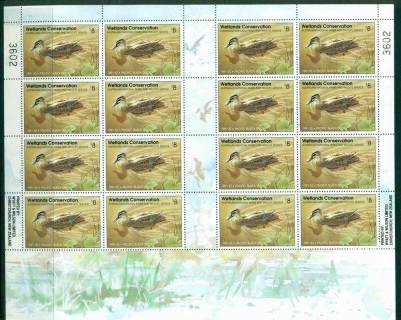 Australia-1991-2-National-Parks-Wildlife-Services-Duck-Stamp-Sheet-20-MUH-Lot26201