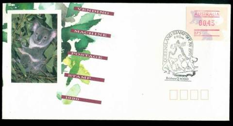 Australia-1991-Koala-FRAMA-Qld-Stamp-Show-FDC-Lot28003