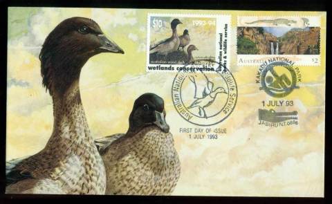 Australia-1993-4-National-Parks-Wildlife-Services-Duck-Stamp-FDC-Lot26330