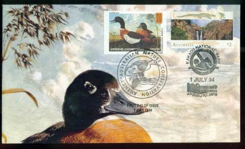 Australia-1994-5-National-Parks-Wildlife-Services-Duck-Stamp-FDC-Lot26332