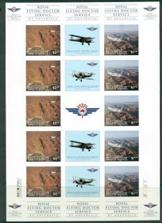 Australia-1997-Australian-Royal-Flying-Doctor-Red-Cross-Stamp-IMPERF-Sheetlet-Plate-1-MUH-Lot26318