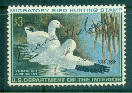 USA-1970-ScRW37-Federal-Duck-Stamp