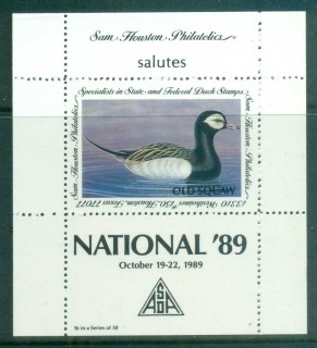 USA-1989-Sam-Houston-Philatelics-Duck-Stamp_10