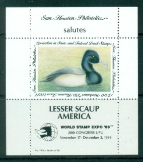 USA-1989-Sam-Houston-Philatelics-Duck-Stamp_13