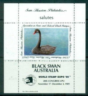 USA-1989-Sam-Houston-Philatelics-Duck-Stamp_14