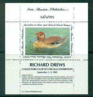 USA-1989-Sam-Houston-Philatelics-Duck-Stamp_6