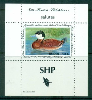 USA-1989-Sam-Houston-Philatelics-Duck-Stamp_8