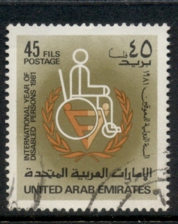 UAE-1981-International-Year-of-Disabled-40f-FU