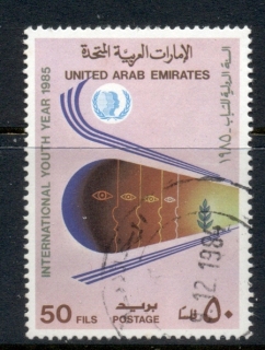 UAE-1985-International-Youth-year-50f-FU