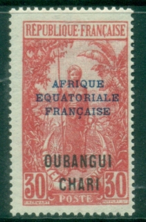 Ubangi-Shari-1924-33-Middle-Congo-Bakalois-Woman-Opt-Afrique-Equatorial-Francaise-30c-MLH_1 Ubangi-Shari-1924-33-Middle-Congo-Bakalois-Woman-Opt-Afrique-Equatorial-Francaise-30c-MLH_1