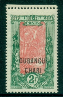 Ubangi-Shari-1922-Middle-Congo-Coconut-Grove-Opt-OUBANGI-CHARI-2f-MLH