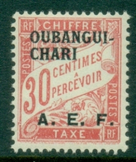 Ubangi-Shari-1928-Postage-Due-30c-MLH