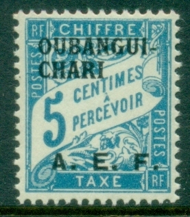 Ubangi-Shari-1928-Postage-Due-5c-MLH