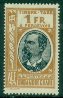 Ubangi-Shari-1930-Postage-Due-Emile-Gentil-1fr-MLH
