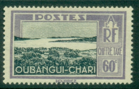 Ubangi-Shari-1930-Postage-Due-Landscape-60c-MLH