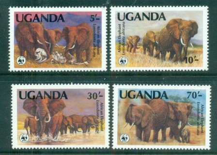 Uganda-1983 WWF African Elephant