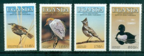 Uganda-1985-Audubon-Birds-MUH