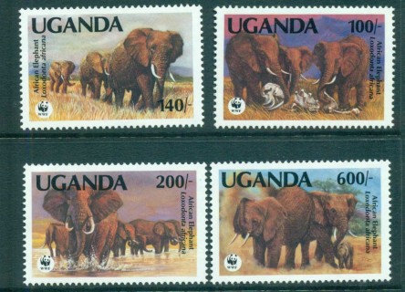 Uganda-1991 WWF African Elephant