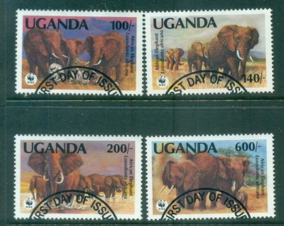 Uganda-1991 WWF African Elephant