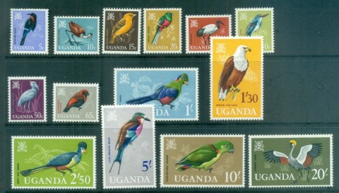 Uganda-1965-Birds-MUH