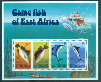 Uganda-1977-Game-Fish-of-East-Africa-MS-MUH