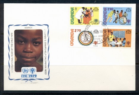 Uganda-1979-IYC-International-year-of-the-Child-FDC