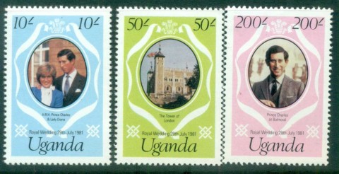 Uganda-1981-Royal-Wedding-Charles-Diana-changed-colours-MUH-lot81878