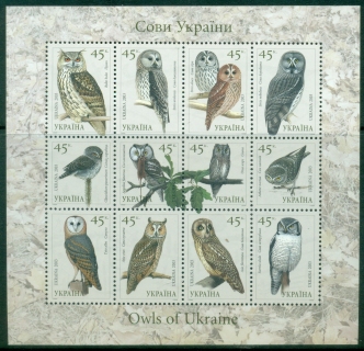 Ukraine-2003-Birds-Owls-of-Ukraine-MS-MUH