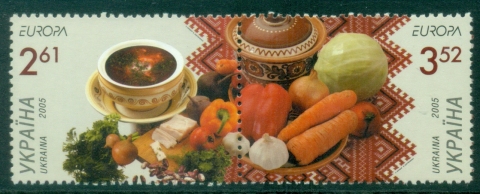 Ukraine-2005-EUROPA-Stamps-Gastronomy-MUH_1