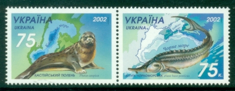 Ukraine-2002-Fauna-Joint-Issue-with-Kazakhstan-MUH