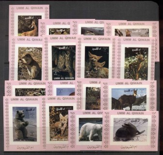 Umm-Al-Qiwain-1972-Mi1146-1161-Animals-deluxe-MS