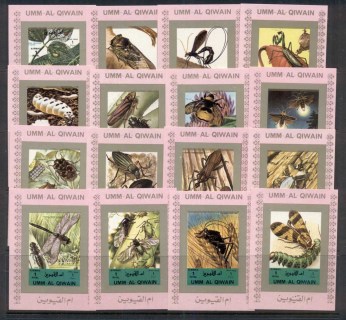 Umm-Al-Qiwain-1972-Mi1338-1356-Insects-16x-Deluxe-MS