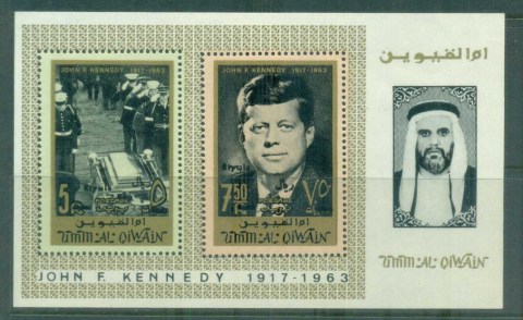 Umm-al-Qiwain-1967-JFK-Kennedy-Currency-Revalued-Opt-MS-MUH