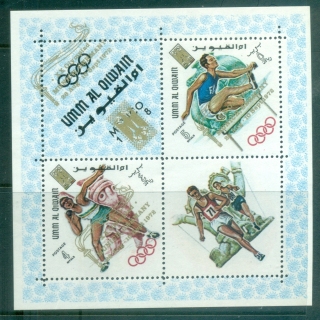 Umm-al-Qiwain-1968-Grenoble-Winter-Olympics-Opt-Munich-in-gold-MS-MUH