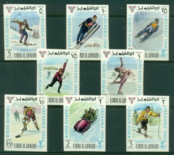 Umm-al-Qiwain-1968-Mi233B-240B-Winter-Olympics-Grenoble-IMPERF-MLH