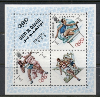 Umm-al-Qiwain-1968-MiMS14A-Summer-Olympics-Mexico-MS-MUH