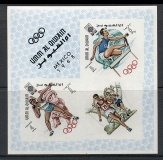 Umm-al-Qiwain-1968-MiMS14B-Summer-Olympics-Mexico-MS-IMPERF-MUH