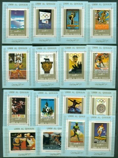 Umm-al-Qiwain-1972-Mi1098-1113-Olympic-Games-of-the-Past-16xDLMS-Blue-perf-MLH