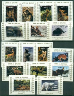 Umm-al-Qiwain-1972-Mi1130-1145-Wild-Animals