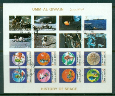 Umm-al-Qiwain-1972-Mi1202-1209-Moon-Exploration-small-sheetlet-IMPERF-CTO